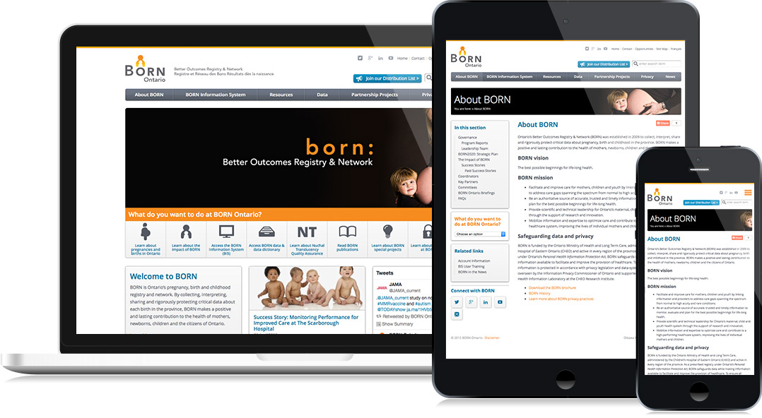 BORN Ontario Website