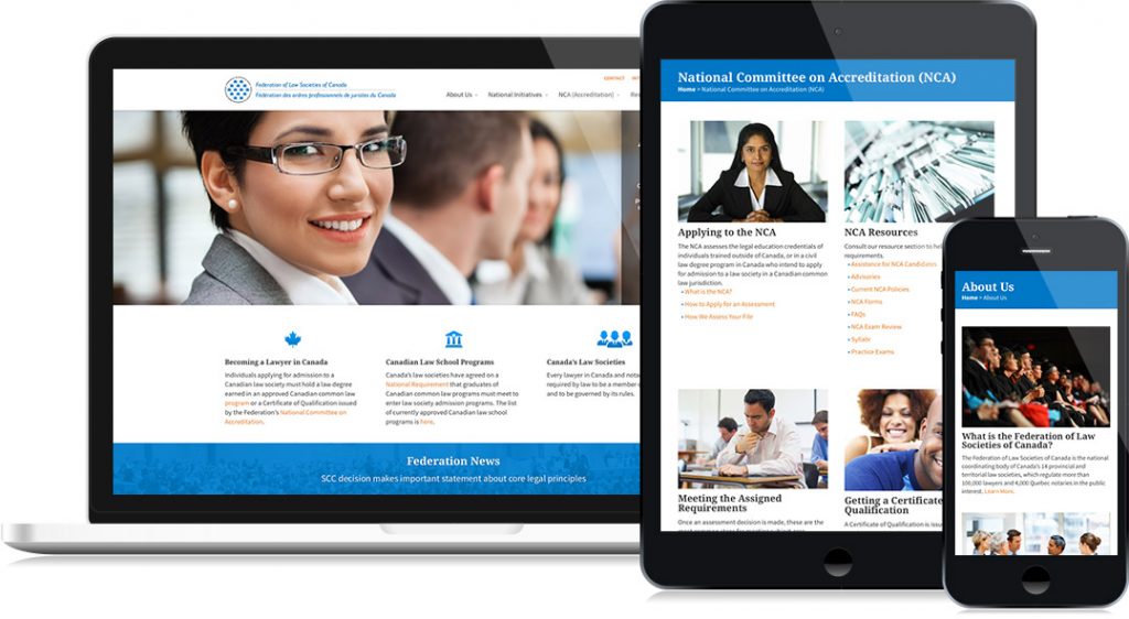 Federation of Law Societies of Canada – New Website Design