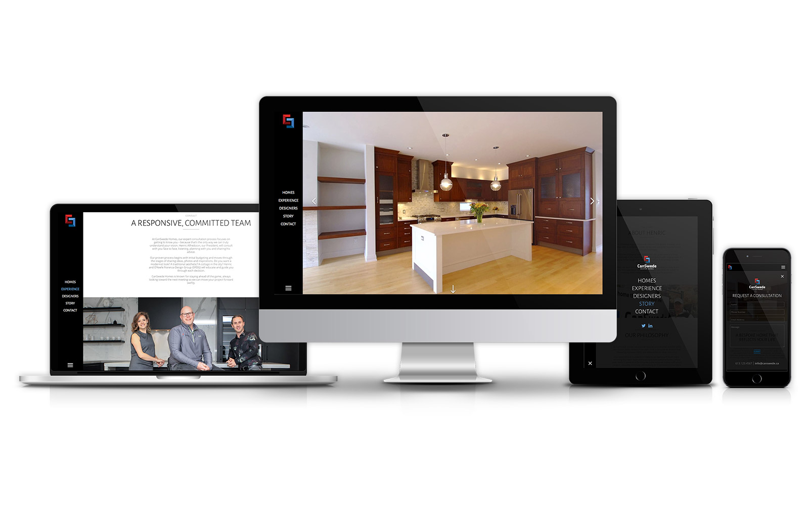 CanSwede Homes - Website Design