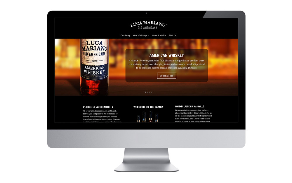 Luca Mariano Whiskey – New Website