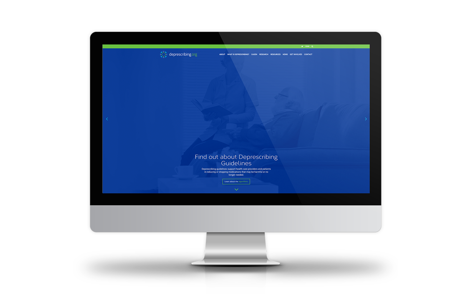 Deprescribing Website Design