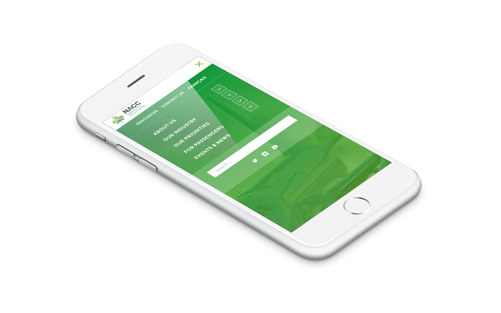 National Airlines Council of Canada - Mobile Design