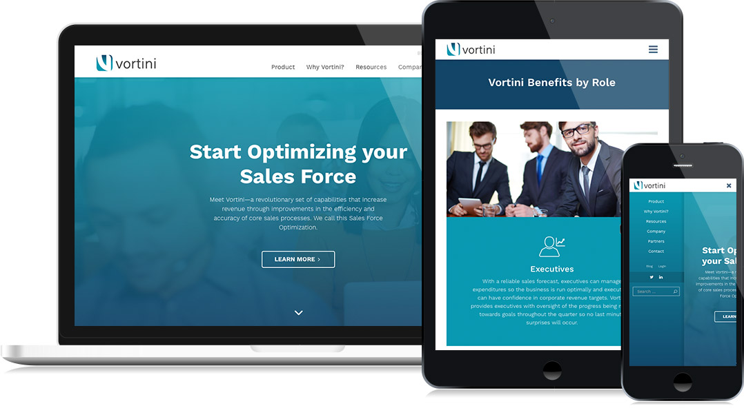 Vortini - Website Design
