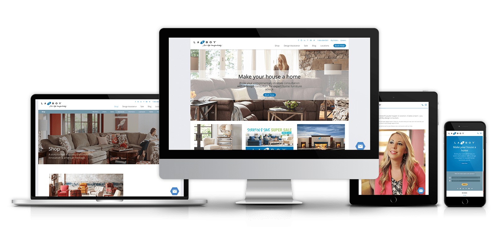 La-Z-Boy - Website Design