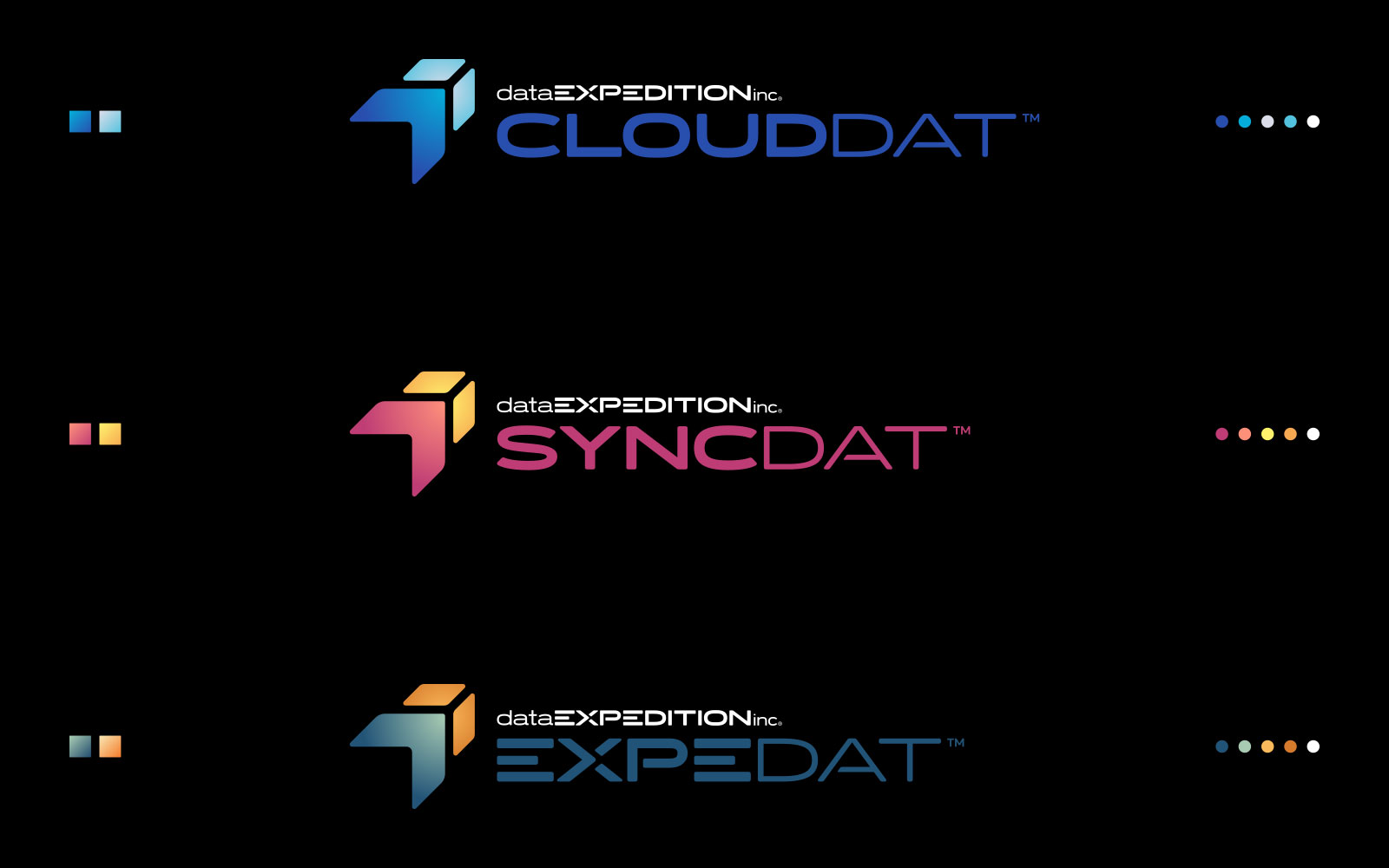 Data Expedition - Logo Design - Product Logos