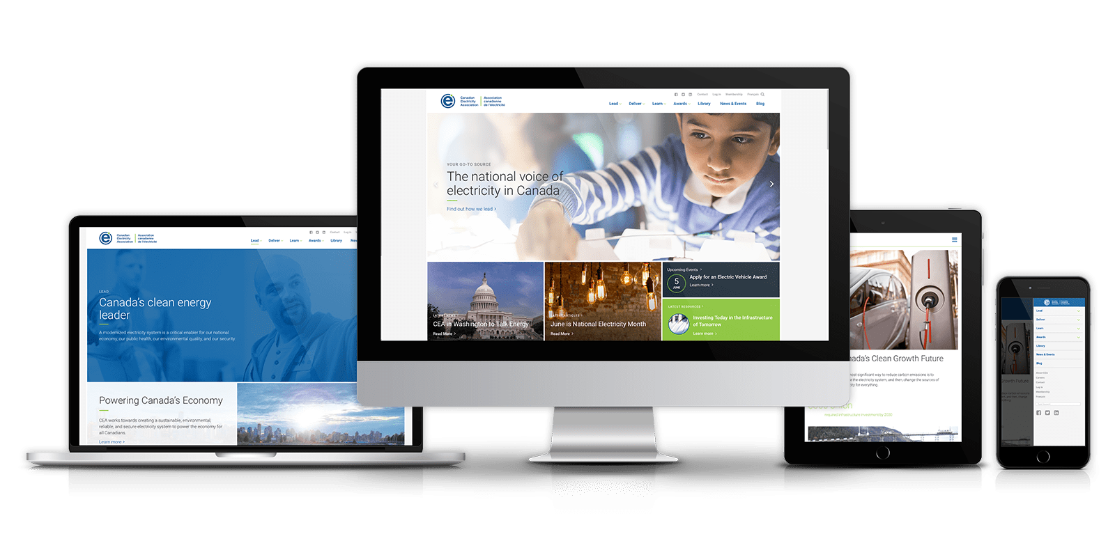 Canadian Electricity Association - Website Design