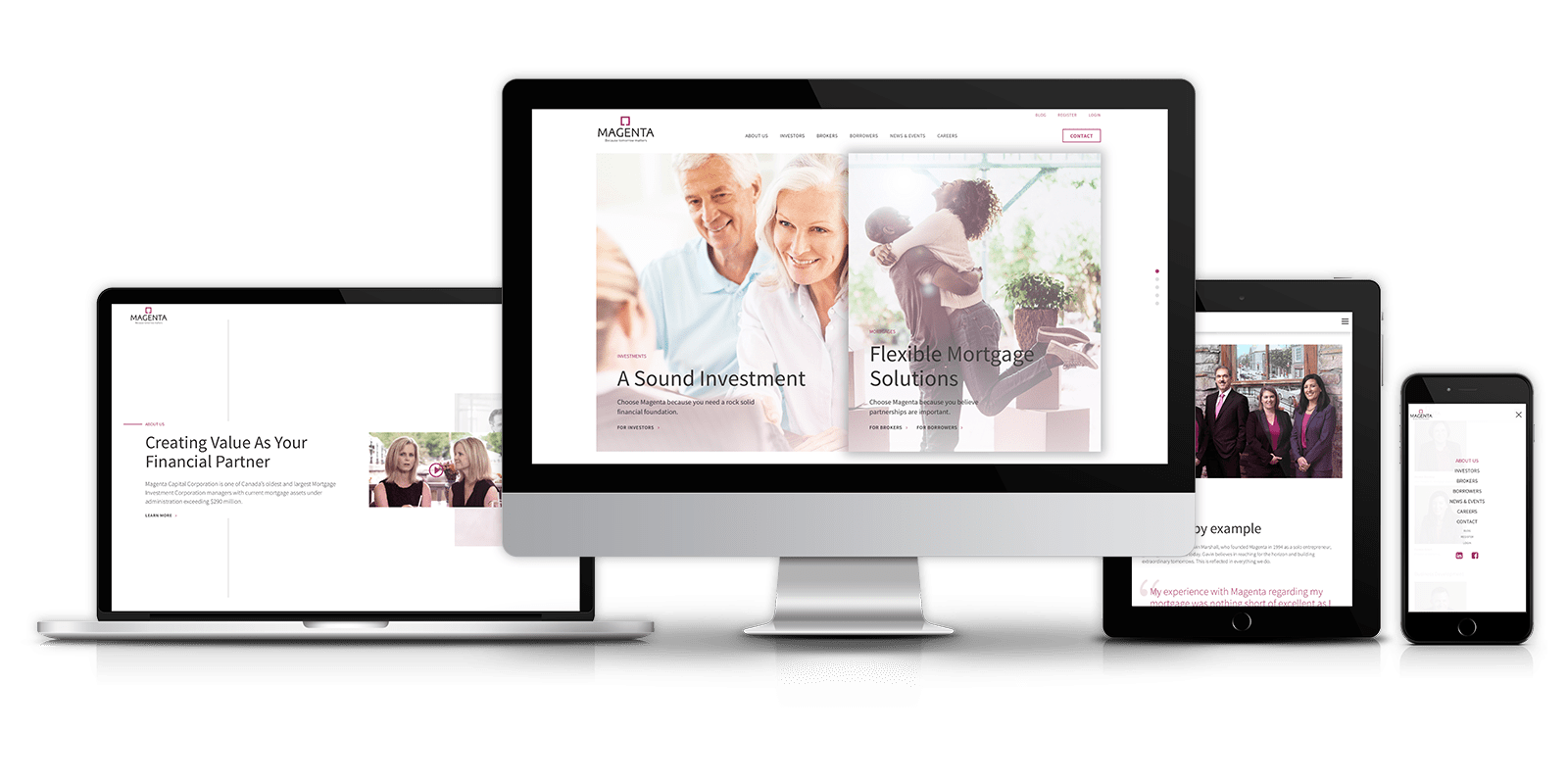 Magenta - Responsive Website Design