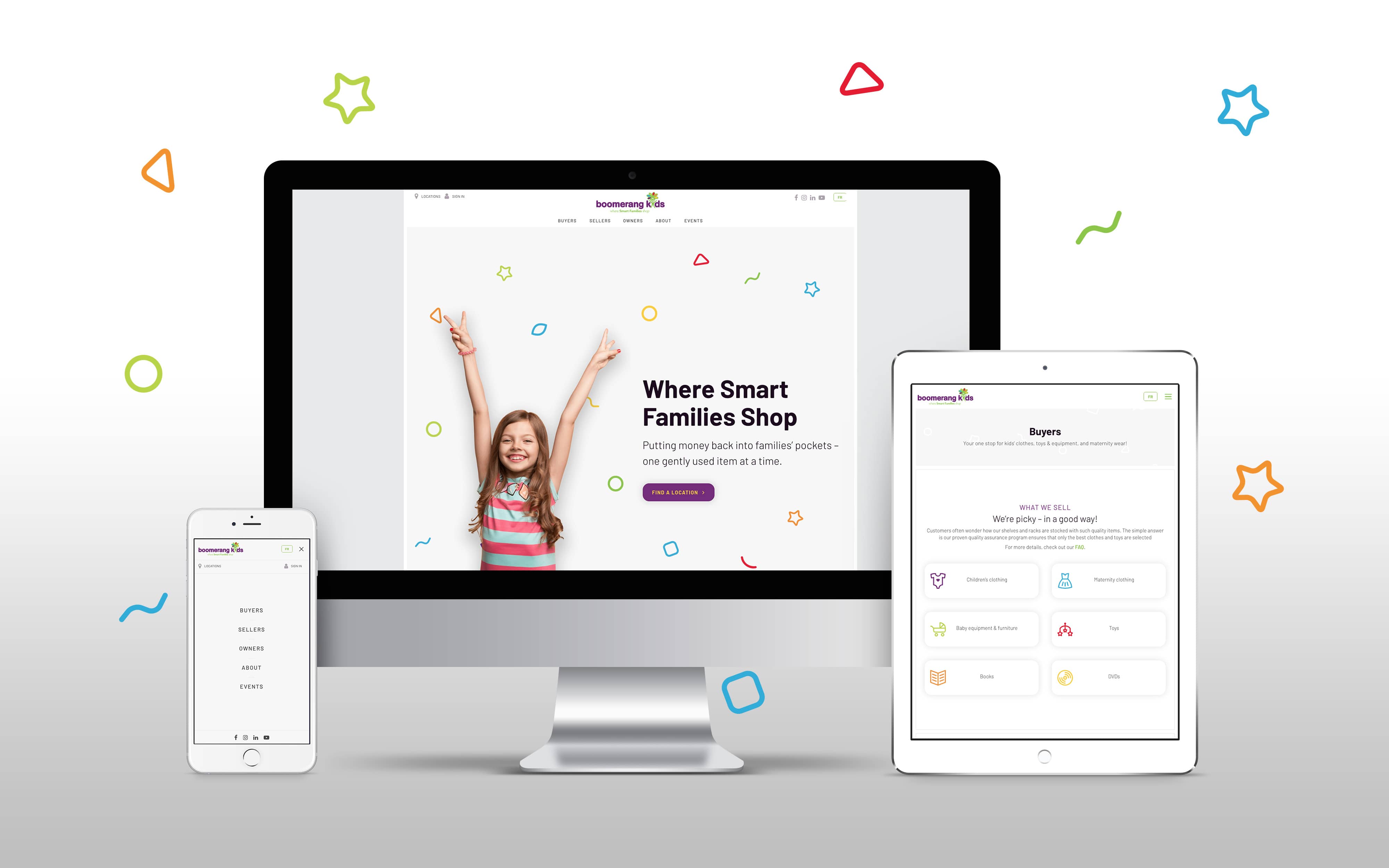 Boomerang Kids - Responsive Website Design