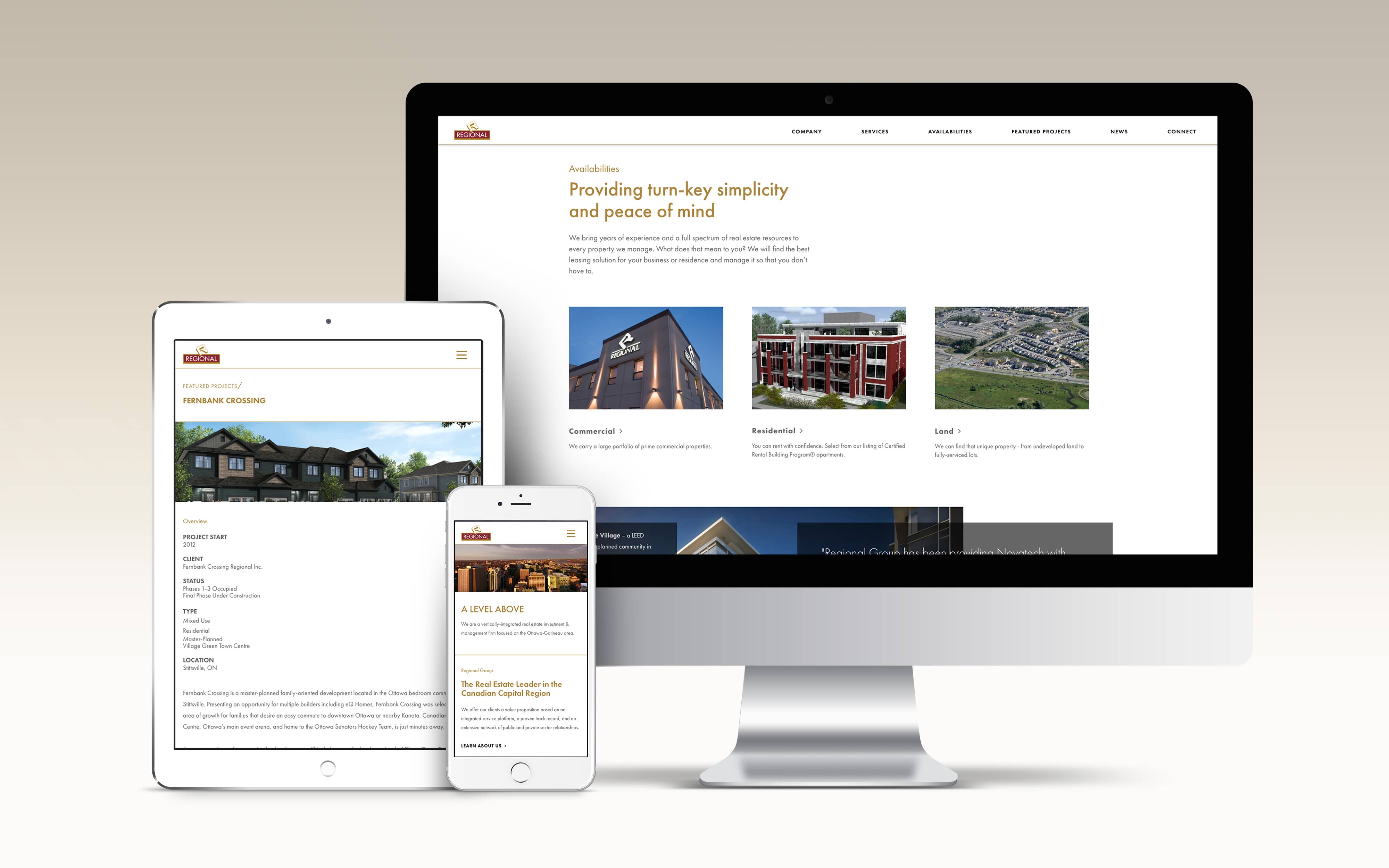 Regional Group - Responsive Website Design