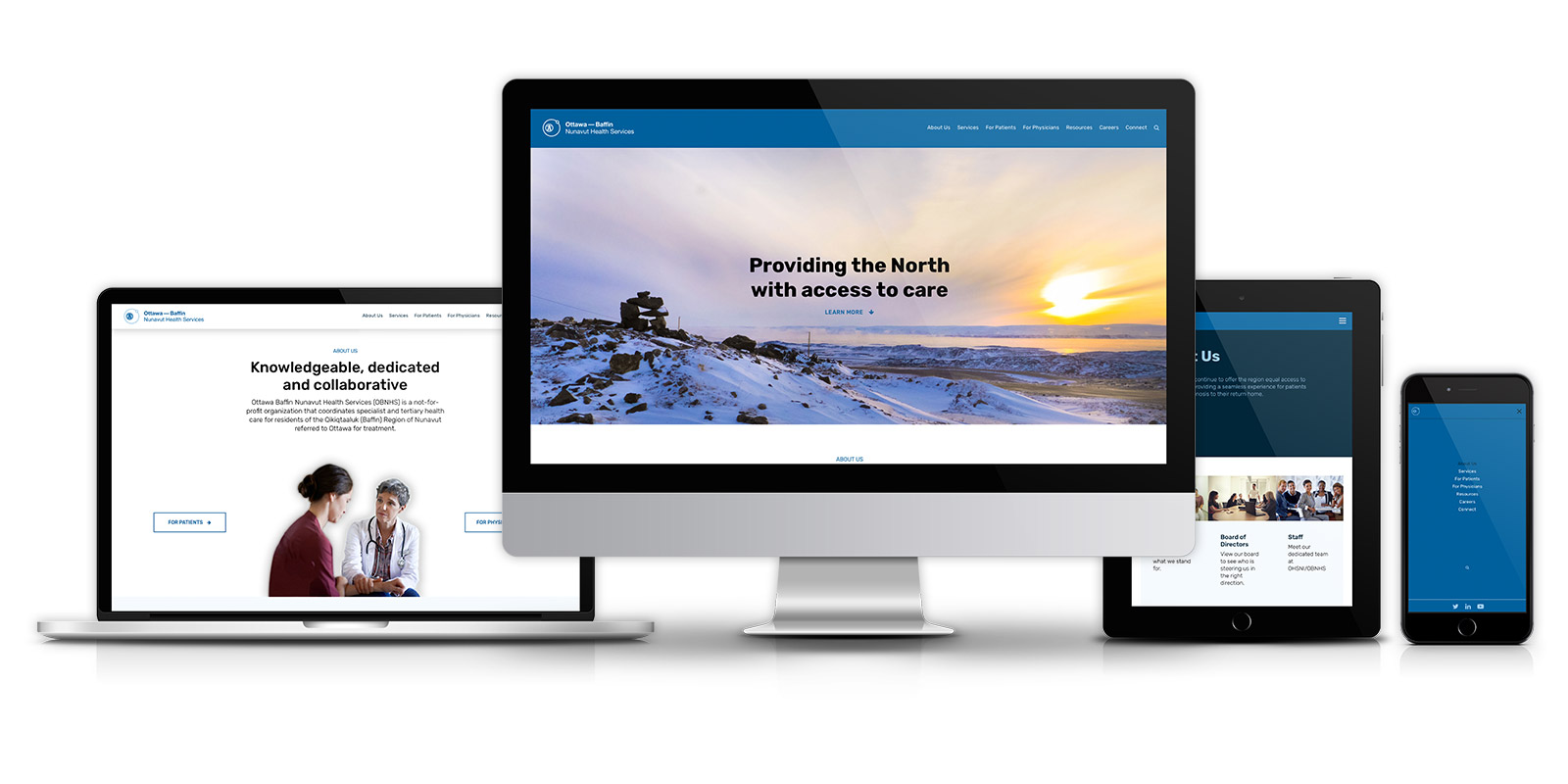 OBNHS - Responsive Website Design