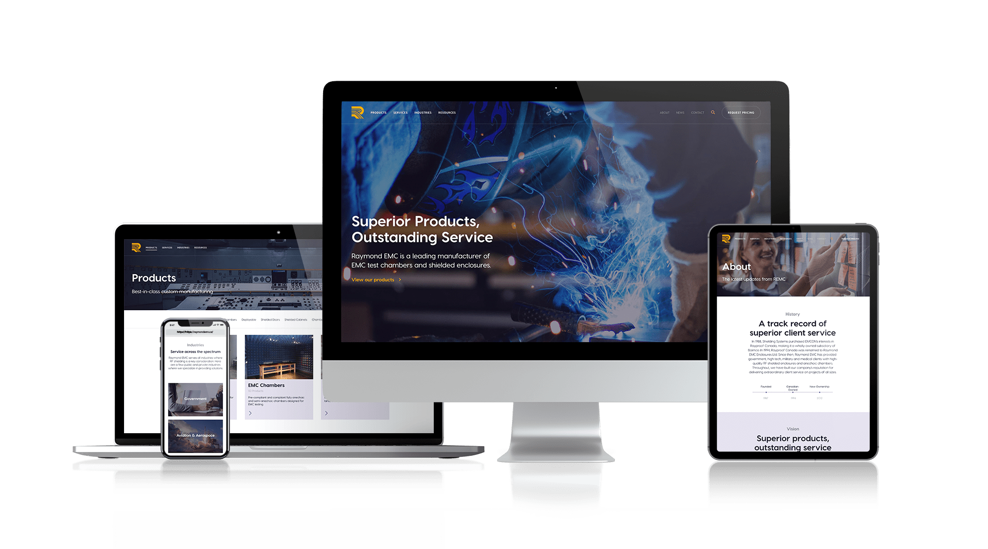 REMC - Responsive Website Design