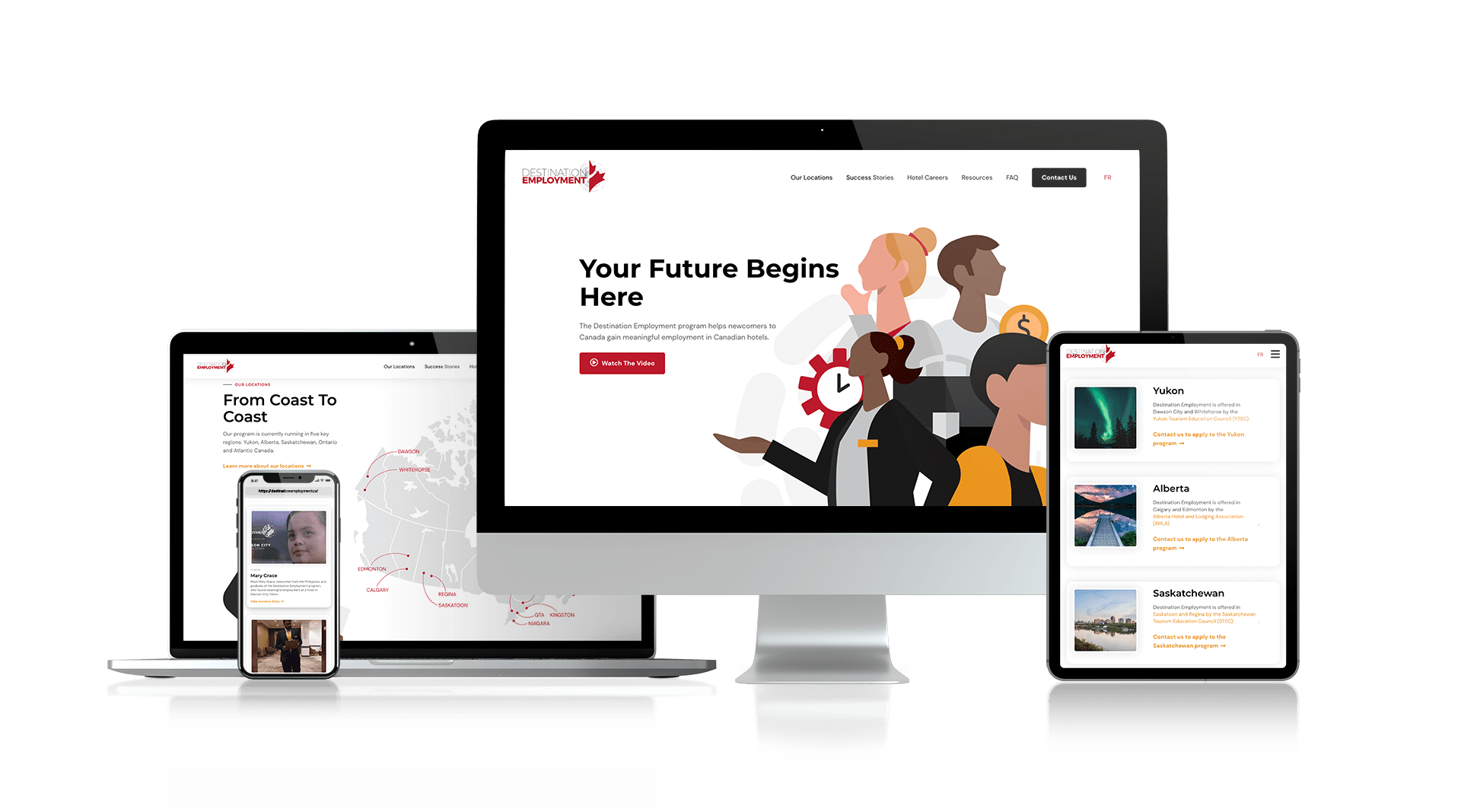 Hotel Association Of Canada - Destination Employment - Website Design