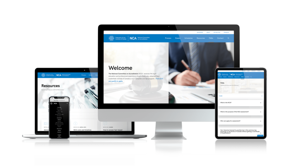NCA – New Website