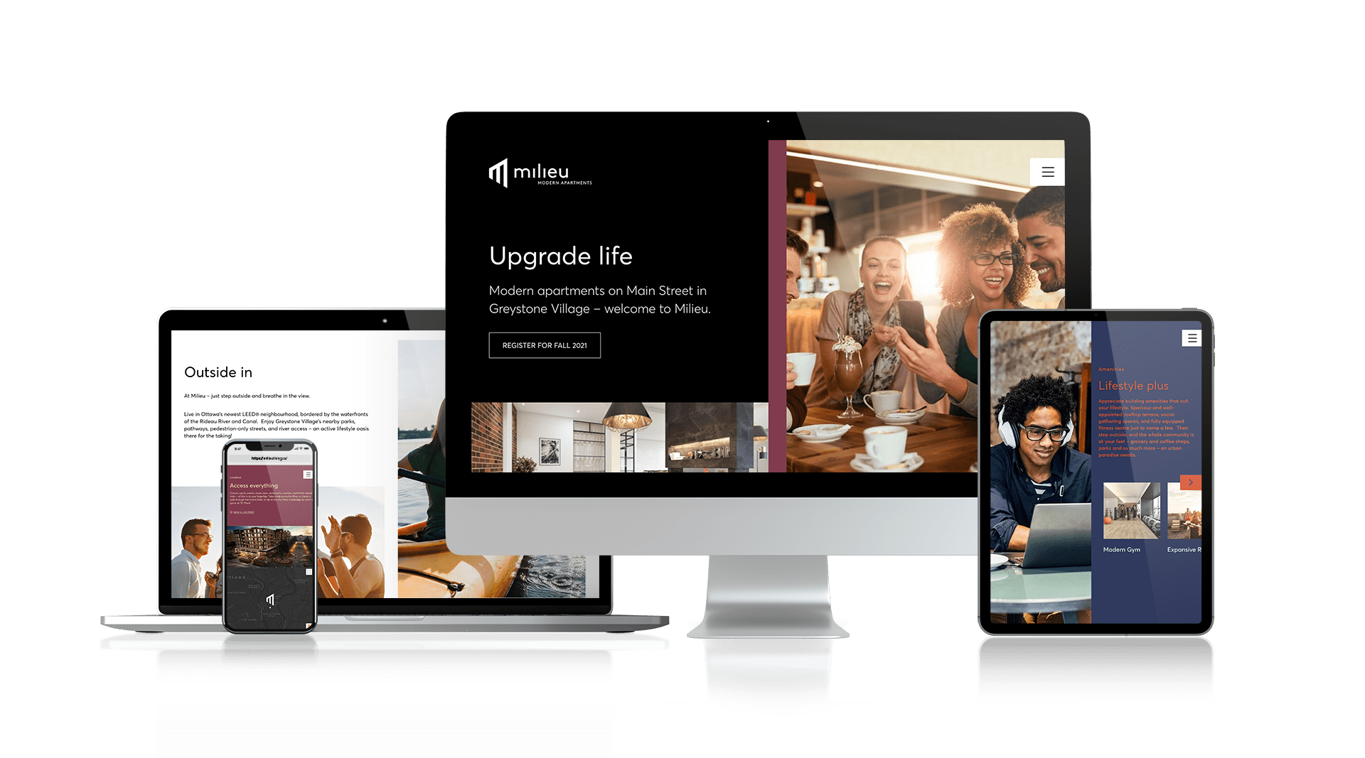 Milieu - Responsive Website Design