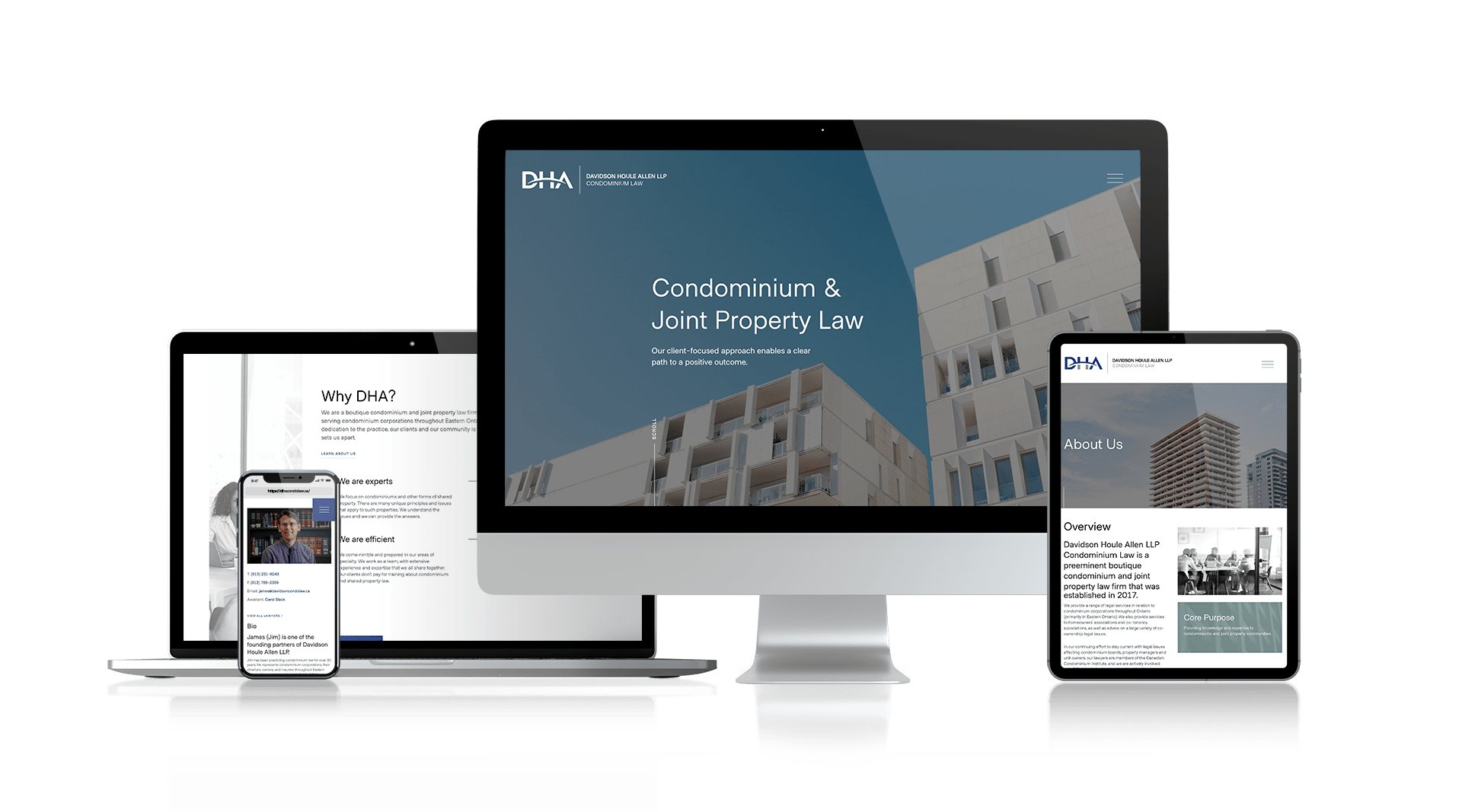 Davidson Houle Allen LLP - Website Design
