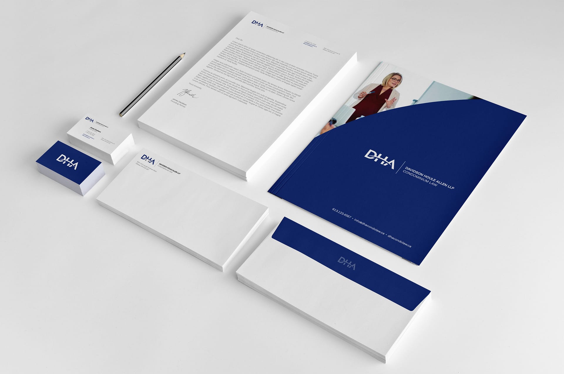 DHA - Stationery Design