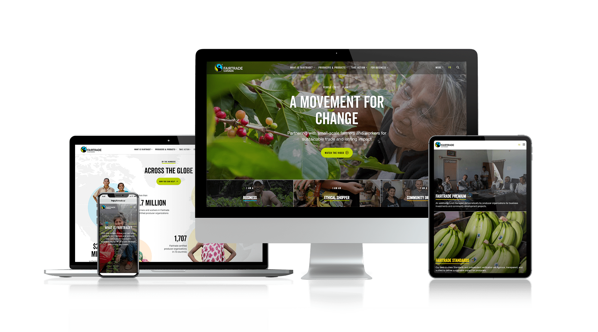 FairTrade Canada - Responsive Design