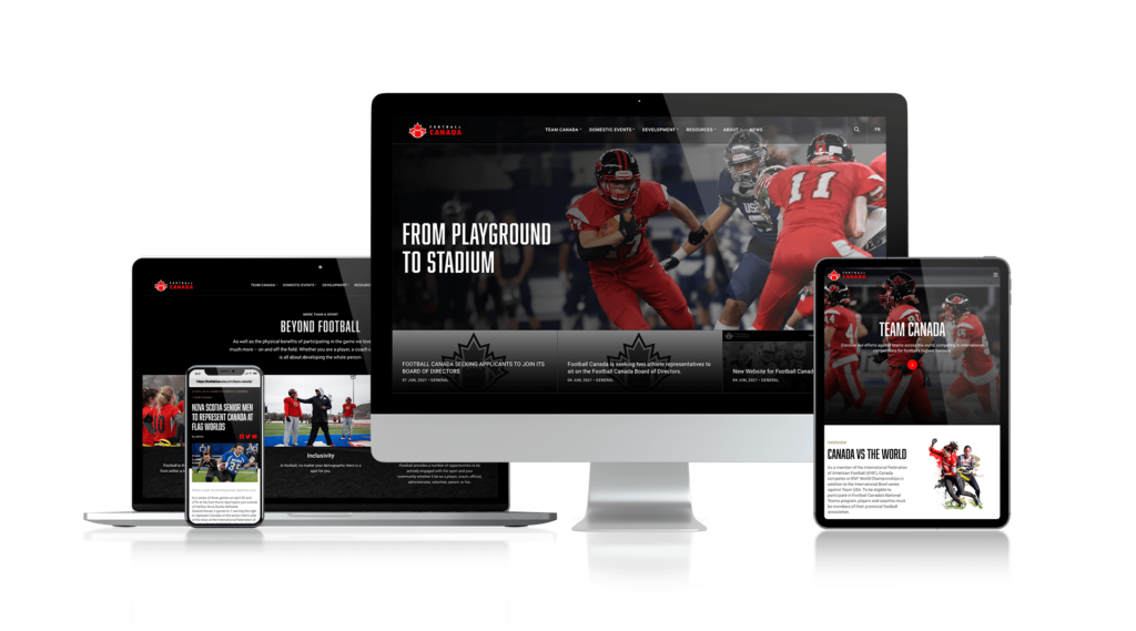 Football Canada – New Website Design