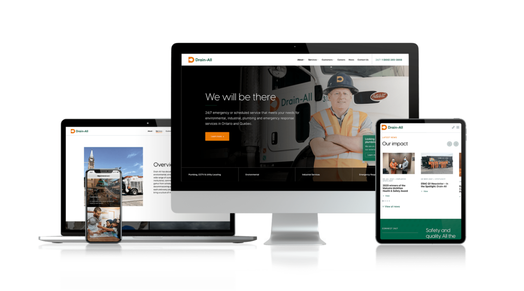 Drain-All – Rebrand and New Website