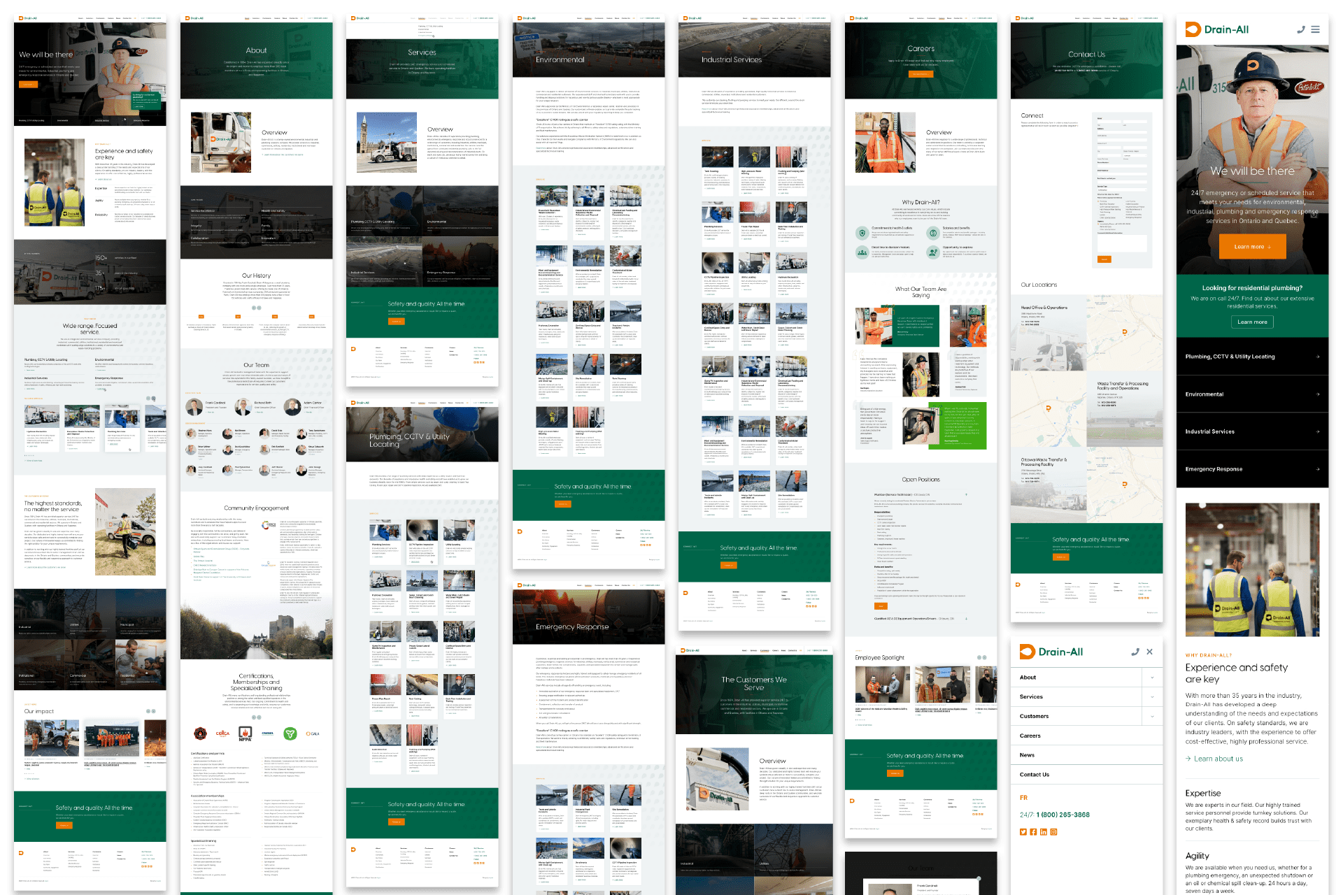 Drain-All - Website Design
