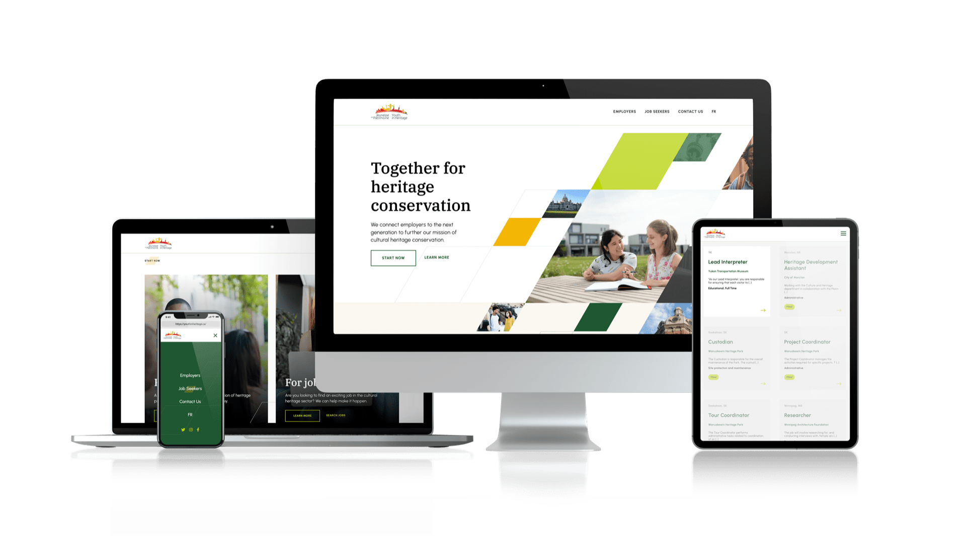 Youth In Heritage - Responsive Website Design