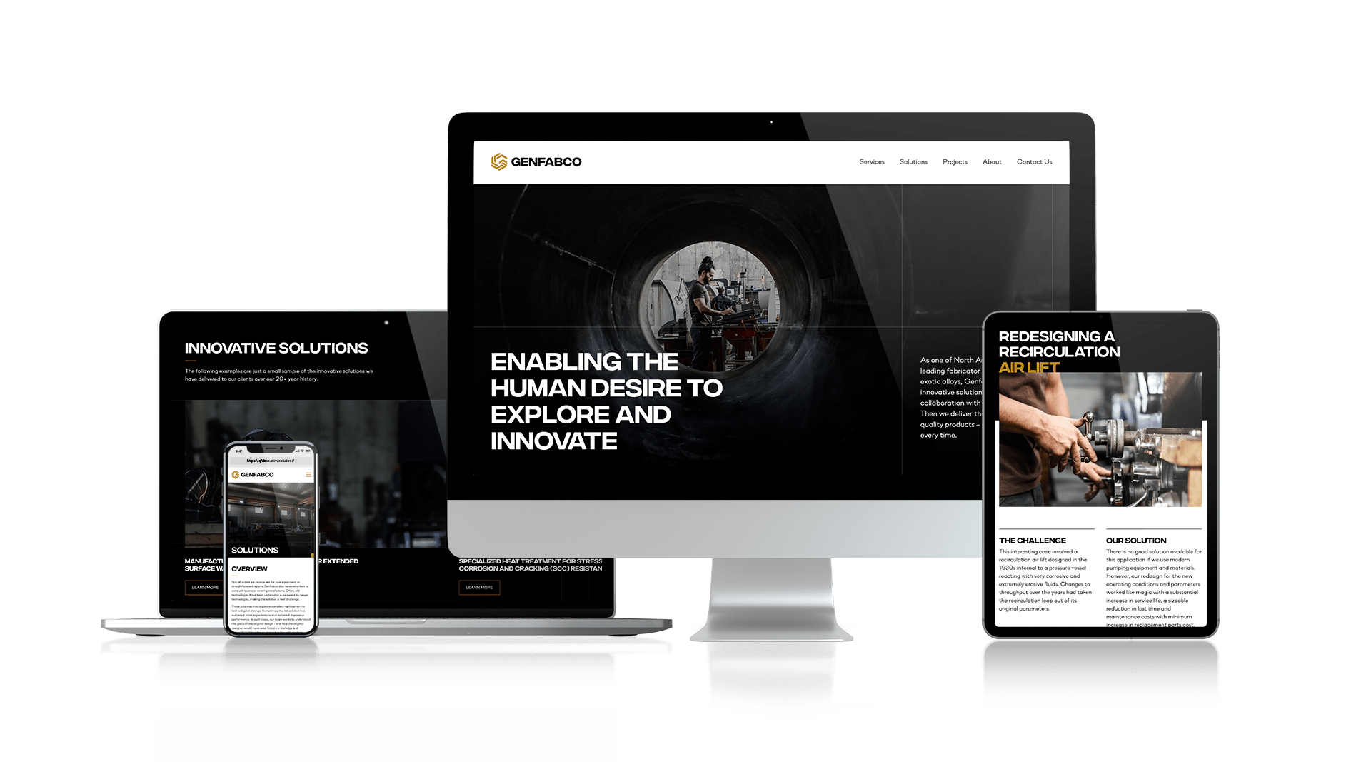 Genfabco - Responsive Website Design