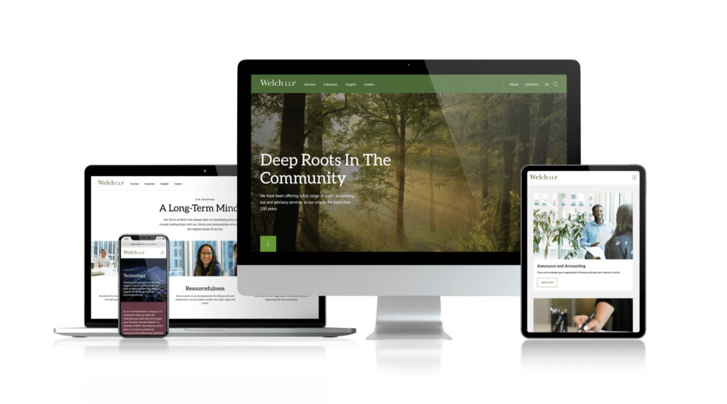 Welch LLP – New Website Design