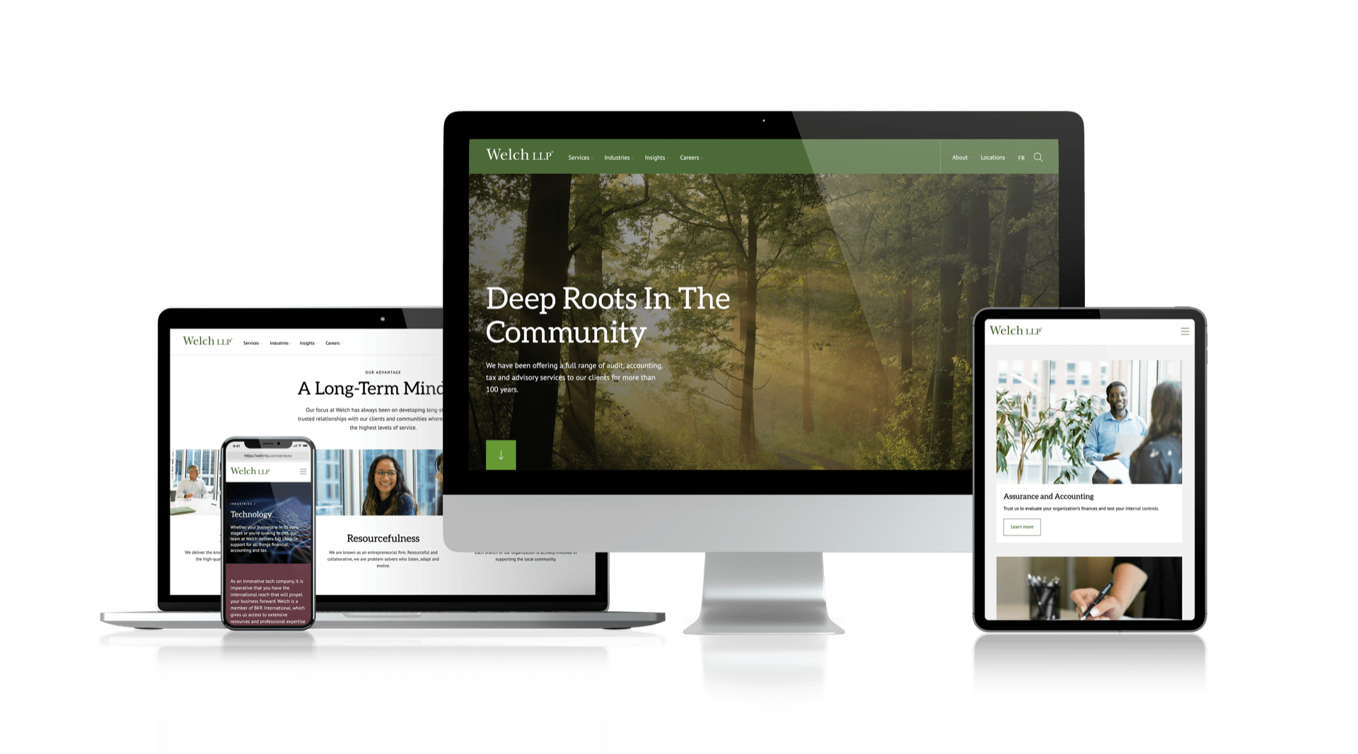 Welch LLP - Responsive WordPress Website Design