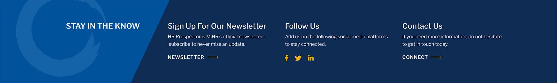 Example 4 of a final call to action on a national association website design