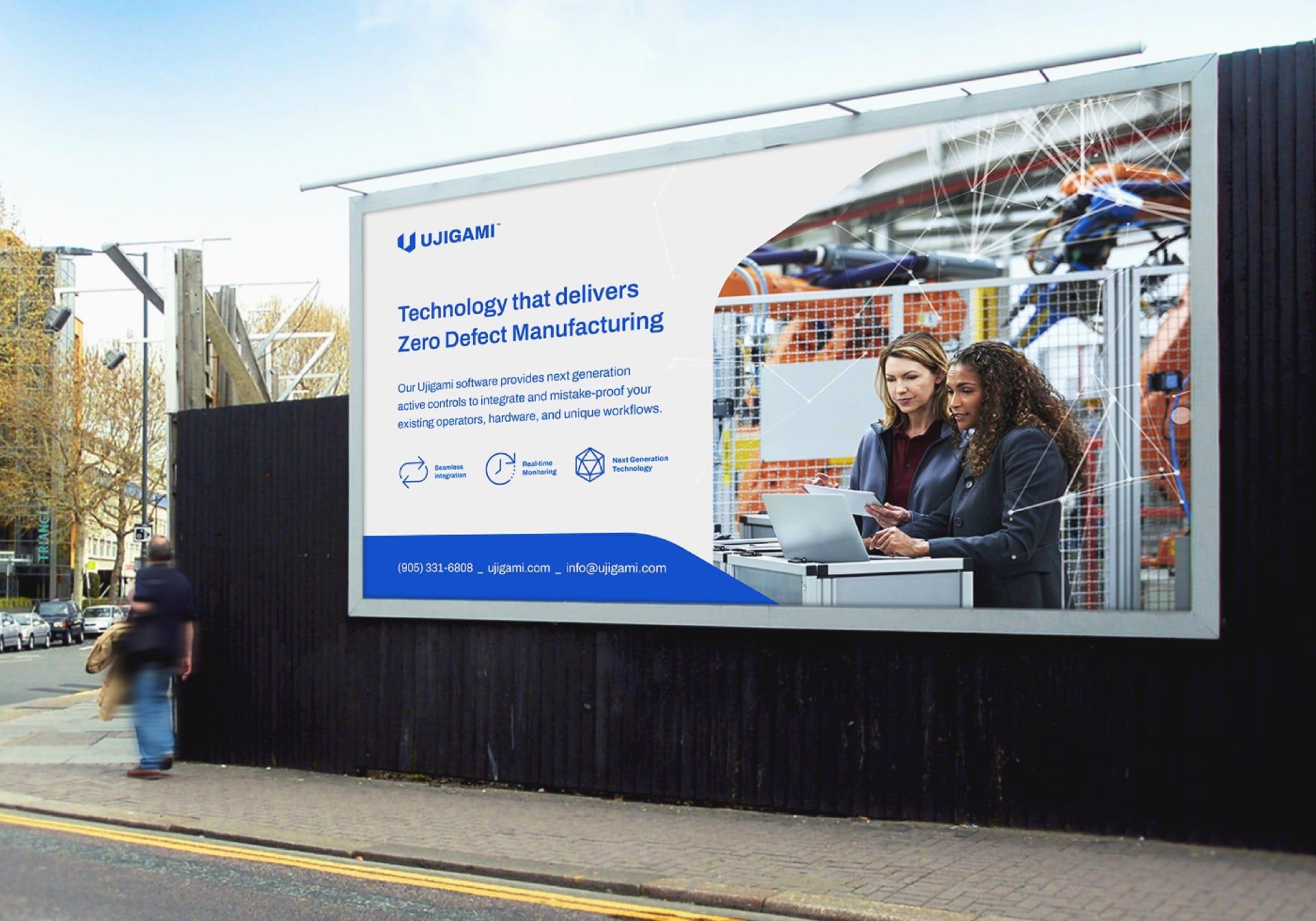 A billboard poster design for Ujigami