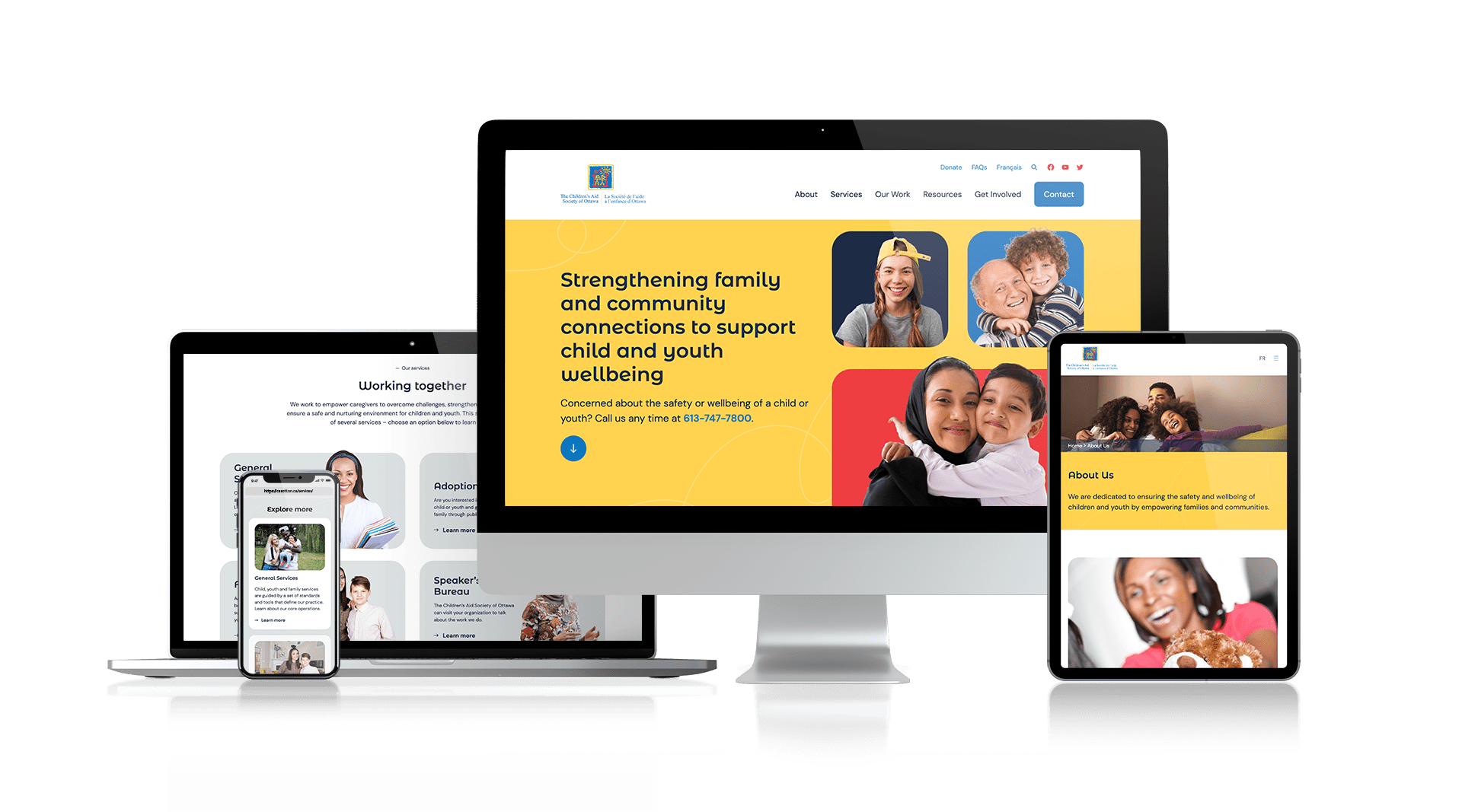 The Children's Aid Society of Ottawa - Responsive Website Design
