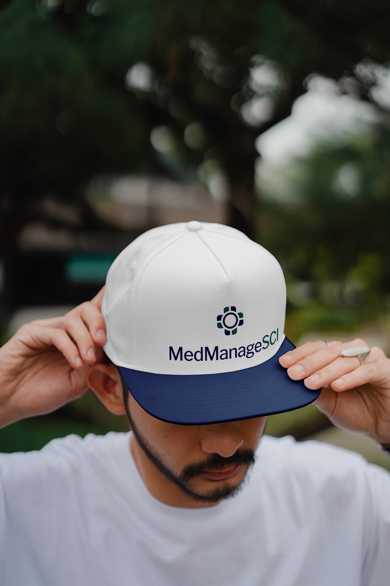 MedManageSCI Logo on Baseball Cap