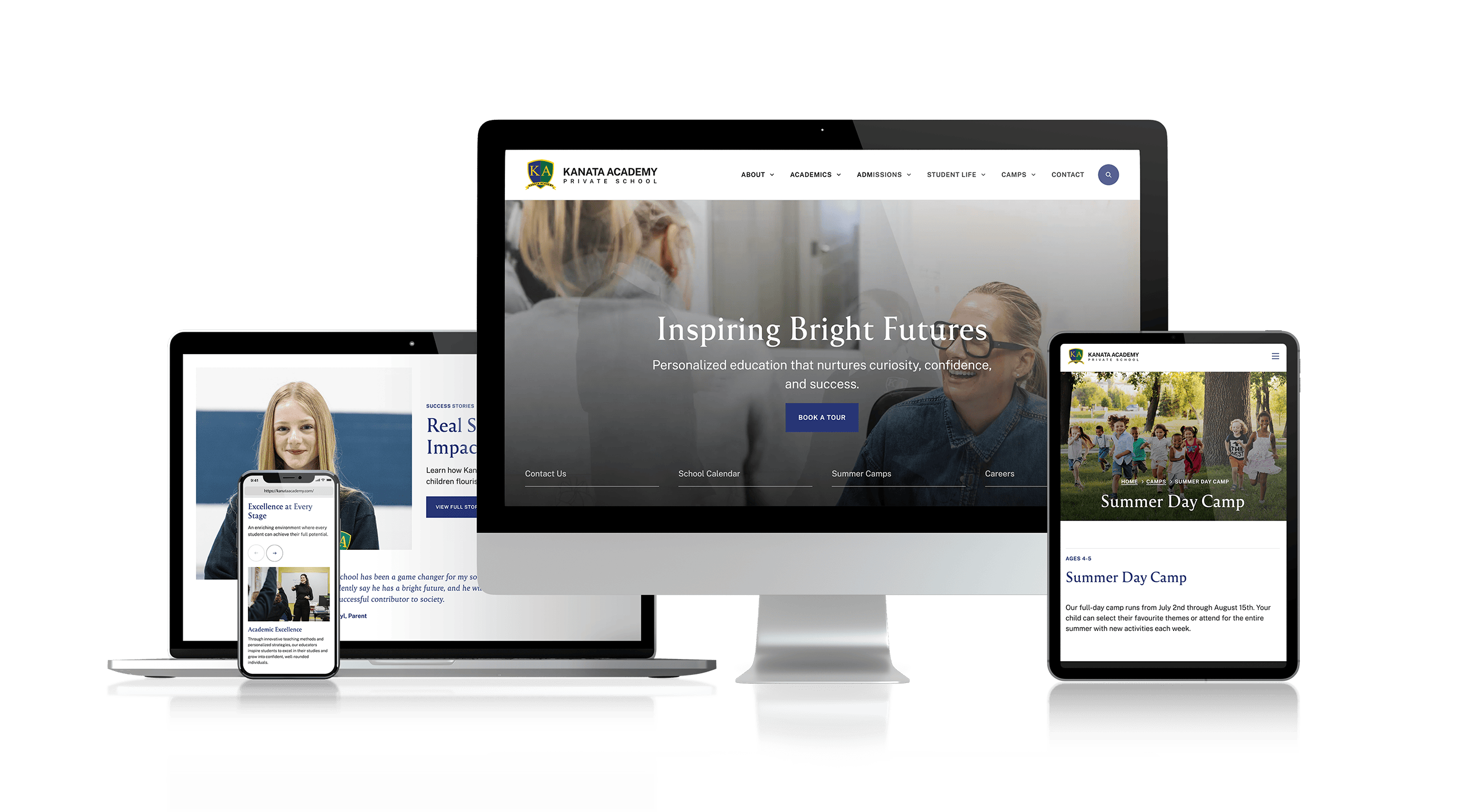 Kanata Academy - Responsive Website Design